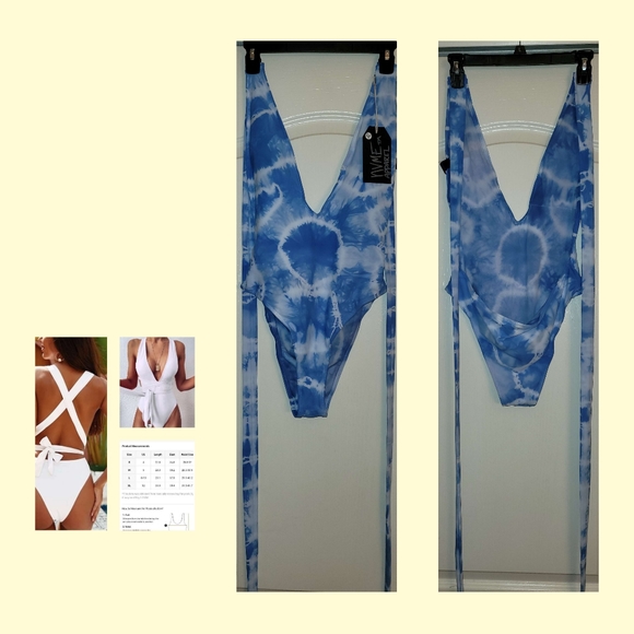 Tye dye 1 piece bathing suits - Picture 1 of 2